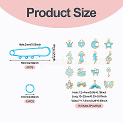 DIY Brooch Making Kits&nbsp;DIY-TA0014-89