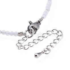 Natural Light Blue Agate Bead Bracelets&nbsp;BJEW-JB04555-03