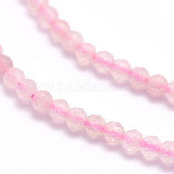 Natural Madagascar Rose Quartz Beads Strands&nbsp;G-F509-28-2mm-A