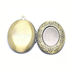 Brass Locket Pendants&nbsp;X-KK-F717-18AB-NR