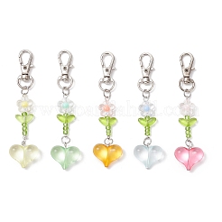 5Pcs Acrylic Pendant Decorations&nbsp;HJEW-JM03858