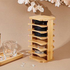 Bamboo Rattan Food Storage Stands&nbsp;AJEW-WH0534-52