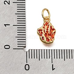 Brass Enamel Pendants&nbsp;KK-G605-16G-02