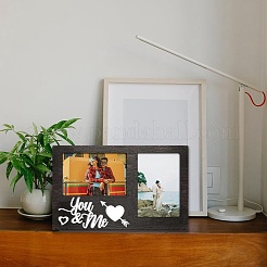 MDF Double Photo Frames&nbsp;AJEW-WH0424-007