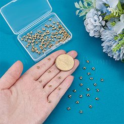 160Pcs 304 Stainless Steel Crimp Beads Covers&nbsp;STAS-PH0007-21