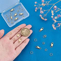 30Pcs 3 Styles Brass & 304 Stainless Steel Jump Rings&nbsp;FIND-ME0001-80
