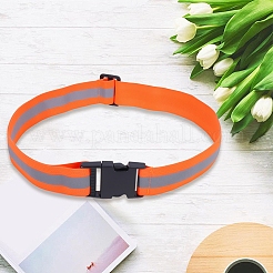 1Pc Reflective Polyester Stretch Waist Belts&nbsp;AJEW-CN0005-26B