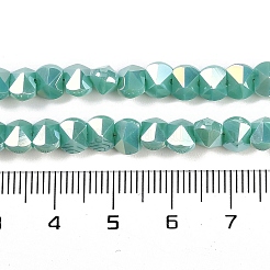 Electroplate Glass Beads Strands&nbsp;EGLA-B009-05A-08