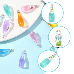 10Pcs 5 Styles Opaque Resin Pendants&nbsp;RESI-FS0001-91