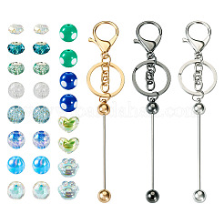 DIY Beadable Keychain Making Kit&nbsp;DIY-TA0006-01