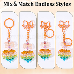 DIY Keychain Findings Kits&nbsp;DIY-SC0003-48