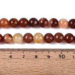 Natural Golden Silk Jade Beads Strands&nbsp;G-Q601-13A-05