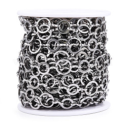 Tarnish Resistant 661 Stainless Steel Mother-son Chains&nbsp;X-CHS-T005-03P