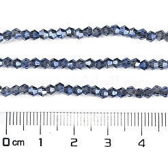Transparent Electroplate Glass Beads Strands&nbsp;EGLA-A039-T2mm-UA10