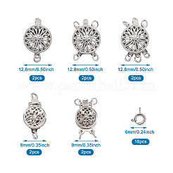 28Pcs 6 Style Brass Box Clasps&nbsp;FIND-TA0001-53