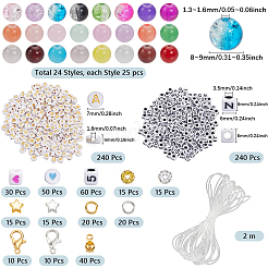 DIY Glass Beads Bracelet Making Kits&nbsp;DIY-SP0002-96