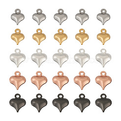 100Pcs 5 Color Stainless Steel Pendants&nbsp;STAS-BT0001-14