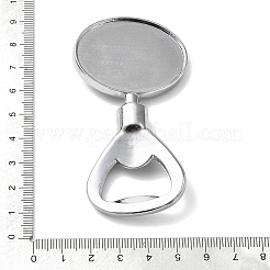 Zinc Alloy Bottle Opener Cabochon Component&nbsp;PALLOY-D312-01P-03