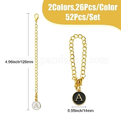52Pcs 52 Styles Alloy Enamel Pendant Decorations&nbsp;HJEW-CJ00016