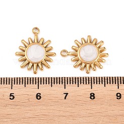304 Stainless Steel Enamel Pendants&nbsp;STAS-K293-24G-03