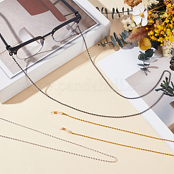 3Pcs 3 Colors Iron Eyeglasses Chains&nbsp;AJEW-CN0006-08
