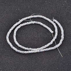 Electroplate Glass Beads Strands&nbsp;EGLA-P018-1mm-AB01