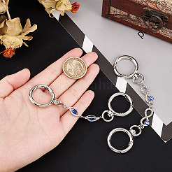 1 Set Alloy Enamel Evil Eye Links Bag Strap Extenders&nbsp;FIND-AR0003-58
