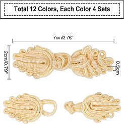 Handmade Chinese Frogs Knots Buttons Sets&nbsp;BUTT-NB0001-17