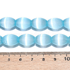 Dyed Natural Selenite Beads Strands&nbsp;G-T138-232C