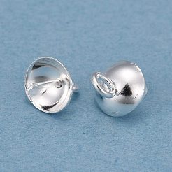 304 Stainless Steel Cup Pearl Peg Bails Pin Pendants&nbsp;STAS-H410-19S-B