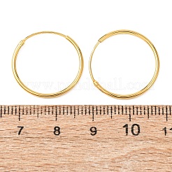 925 Sterling Silver Huggie Hoop Earrings&nbsp;EJEW-C179-05B-G