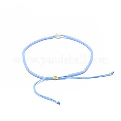 Adjustable Natural Agate Braided Bead Bracelets&nbsp;BJEW-F391-A11
