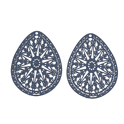 430 Stainless Steel Filigree Pendants&nbsp;STAS-S108-16A
