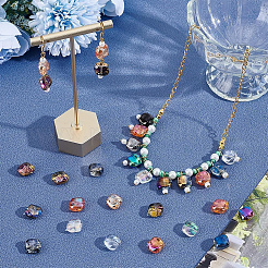 150Pcs 15 Colors Electroplate Transparent Glass Beads&nbsp;GLAA-PH0003-81