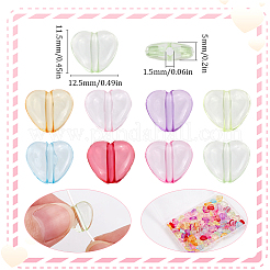 200Pcs Transparent Acrylic Beads&nbsp;FIND-SP0003-04