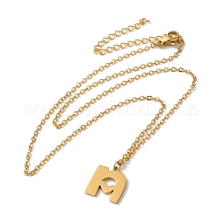 304 Stainless Steel Pendant Necklaces&nbsp;LS-NJEW-H036-02G-N