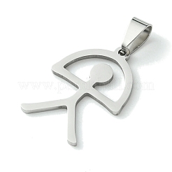 Non-Tarnish 201 Stainless Steel Pendants&nbsp;STAS-U003-09P