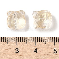 Transparent Spray Paint Glass Beads&nbsp;GLAA-Z011-01D