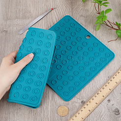 2Pcs Square Silicone Hot Mats for Hot Dishes&nbsp;AJEW-GF0008-26B