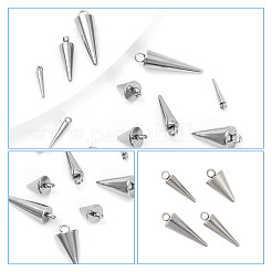 70Pcs 7 Style 304 & 201 Stainless Steel Pendants&nbsp;STAS-AR0002-06