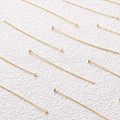 Brass Flat Head Pins&nbsp;KK-BC0004-01-0.7x45
