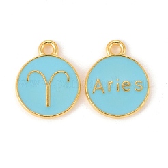 Alloy Enamel Pendants&nbsp;ENAM-S124-01B-16A