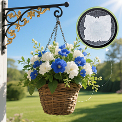 Square Flower Water Absorbent Cotton&nbsp;DIY-WH0308-821B