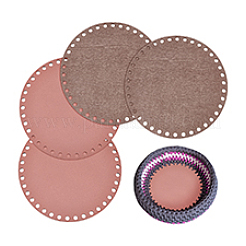 4Pcs 2 Colors Plywood Crochet Basket Base&nbsp;DIY-PH0031-94