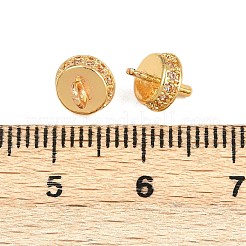 Brass Micro Pave Cubic Zirconia Peg Bails&nbsp;LS-KK-Z122-06G