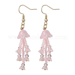 Glass Seed & Glass Beaded Dangle Earrings&nbsp;EJEW-MZ00687-03