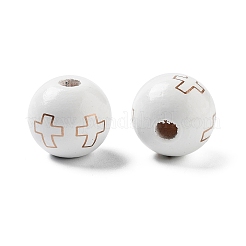 Wood European Beads&nbsp;WOOD-M011-08