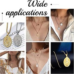 36Pcs 3 Style 201 Stainless Steel Pendants&nbsp;STAS-UN0025-58