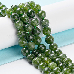 Dyed Natural Malaysia Jade Beads Strands&nbsp;G-G021-02C-13
