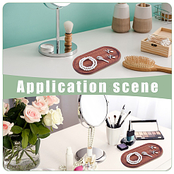 Wood Display Tarys for Rings Earrings Bracelets Necklaces&nbsp;ODIS-WH0043-312C